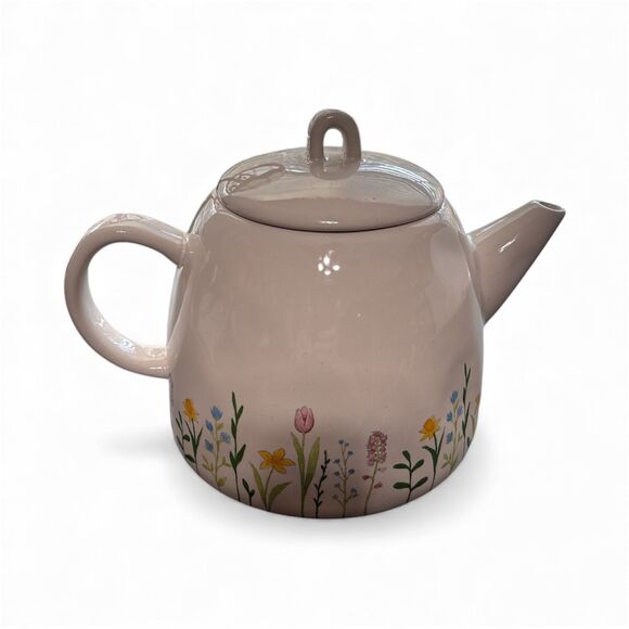 Rae Dunn Mom's Floral Ceramic Tea Kettle - Picture 3 of 3